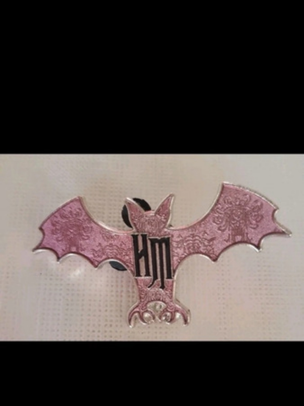 Disney Pin Trading Haunted Mansion Bat Wallpaper Pin #DP357